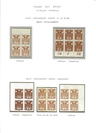 CZECHOSLOVAK FIRST STAMPS ISSUES 1918-1920 – sheet 75