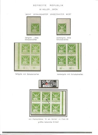 CZECHOSLOVAK FIRST STAMPS ISSUES 1918-1920 – sheet 83