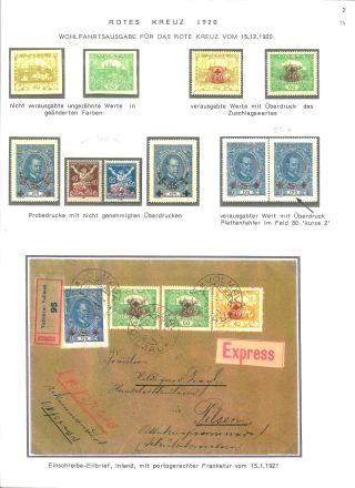 CZECHOSLOVAK FIRST STAMPS ISSUES 1918-1920 – sheet 92