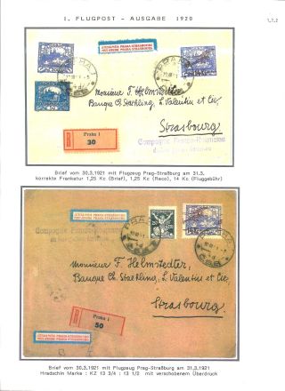 CZECHOSLOVAK FIRST STAMPS ISSUES 1918-1920 – sheet 106