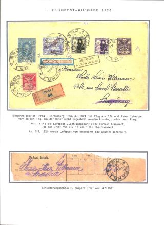 CZECHOSLOVAK FIRST STAMPS ISSUES 1918-1920 – sheet 107