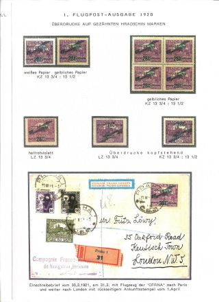 CZECHOSLOVAK FIRST STAMPS ISSUES 1918-1920 – sheet 108