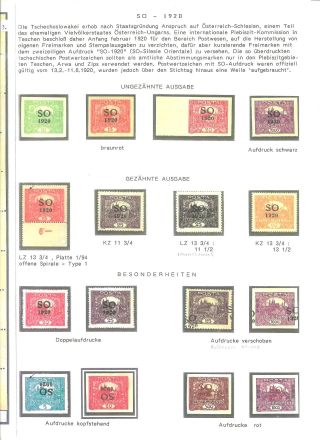 CZECHOSLOVAK FIRST STAMPS ISSUES 1918-1920 – sheet 109