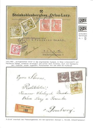 CZECHOSLOVAK FIRST STAMPS ISSUES 1918-1920 – sheet 112