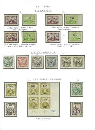 CZECHOSLOVAK FIRST STAMPS ISSUES 1918-1920 – sheet 115
