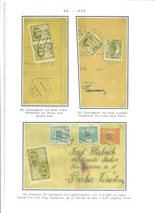 CZECHOSLOVAK FIRST STAMPS ISSUES 1918-1920 – sheet 116