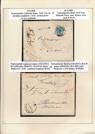 DOPLATNÍ ZNÁMKY RAKOUSKA 1894-1916 – list 3