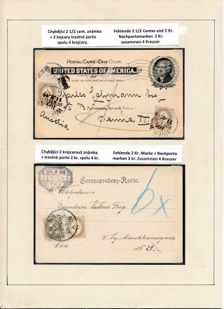 DOPLATNÍ ZNÁMKY RAKOUSKA 1894-1916 – list 5