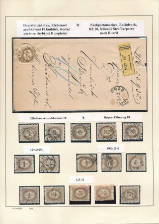 DOPLATNÍ ZNÁMKY RAKOUSKA 1894-1916 – list 7