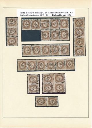 DOPLATNÍ ZNÁMKY RAKOUSKA 1894-1916 – list 12