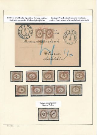 DOPLATNÍ ZNÁMKY RAKOUSKA 1894-1916 – list 14