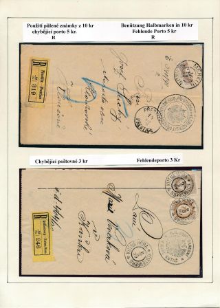 DOPLATNÍ ZNÁMKY RAKOUSKA 1894-1916 – list 15