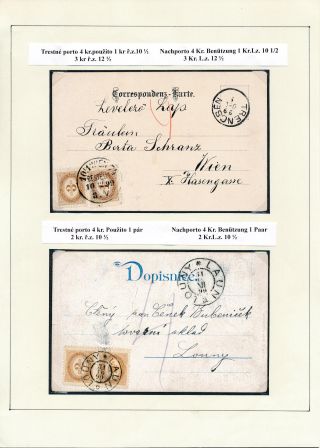 DOPLATNÍ ZNÁMKY RAKOUSKA 1894-1916 – list 16