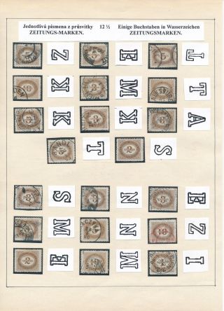 AUSTRIA - POSTAGE DUE STAMPS 1894-1916 – sheet 18