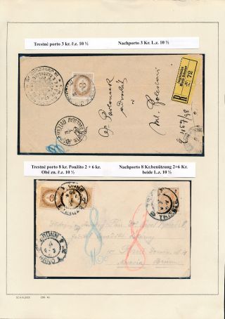 AUSTRIA - POSTAGE DUE STAMPS 1894-1916 – sheet 20