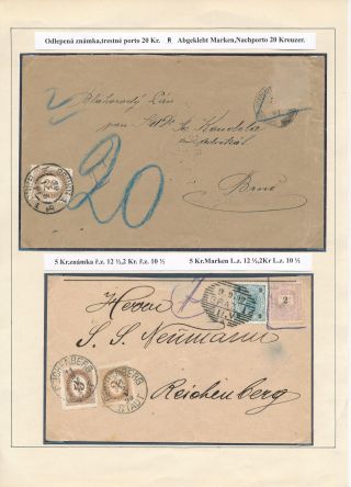 AUSTRIA - POSTAGE DUE STAMPS 1894-1916 – sheet 23
