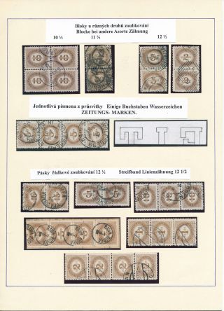 AUSTRIA - POSTAGE DUE STAMPS 1894-1916 – sheet 30