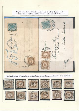 AUSTRIA - POSTAGE DUE STAMPS 1894-1916 – sheet 32