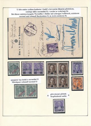 DOPLATNÍ ZNÁMKY RAKOUSKA 1894-1916 – list 81