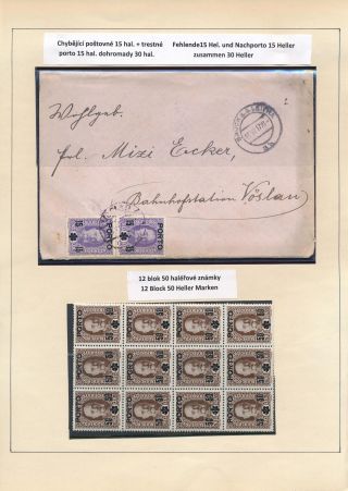 DOPLATNÍ ZNÁMKY RAKOUSKA 1894-1916 – list 84