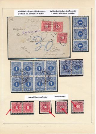 DOPLATNÍ ZNÁMKY RAKOUSKA 1894-1916 – list 85