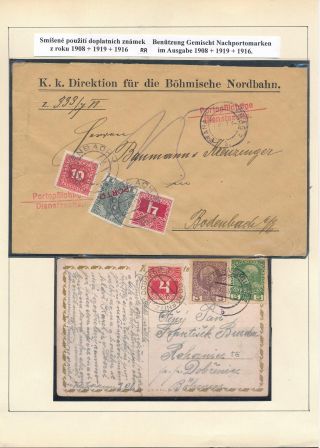 DOPLATNÍ ZNÁMKY RAKOUSKA 1894-1916 – list 87