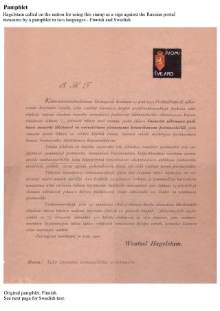 FINSKÁ SMUTEČNÍ ZNÁMKA – list 4