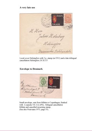 FINSKÁ SMUTEČNÍ ZNÁMKA – list 33