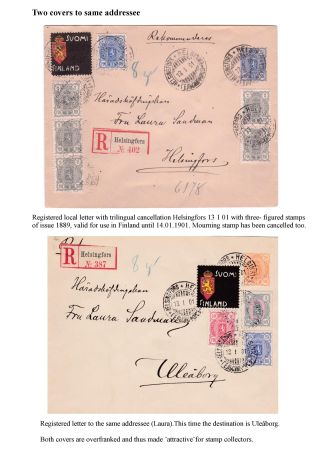 FINSKÁ SMUTEČNÍ ZNÁMKA – list 40