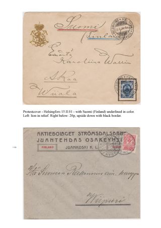 FINSKÁ SMUTEČNÍ ZNÁMKA – list 71