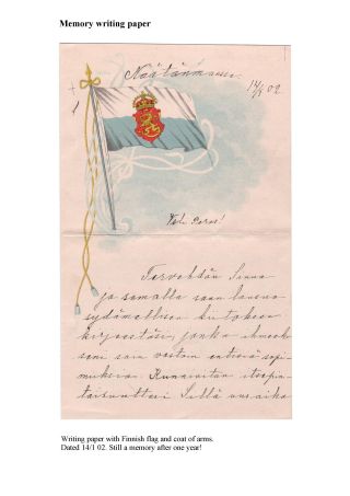 FINSKÁ SMUTEČNÍ ZNÁMKA – list 84