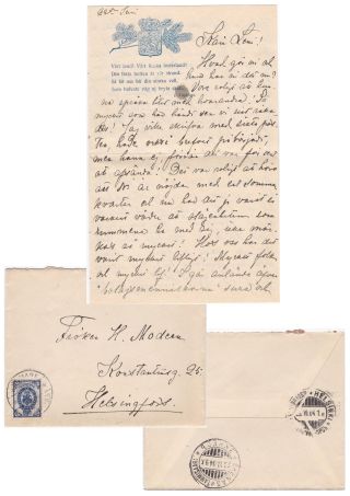 FINSKÁ SMUTEČNÍ ZNÁMKA – list 85