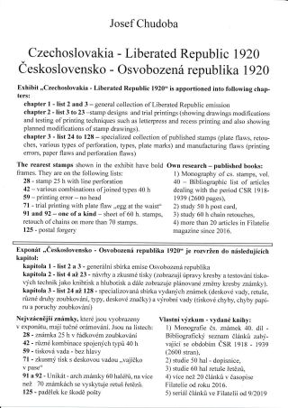 CZECHOSLOVAKIA - LIBERATED REPUBLIC – sheet 1