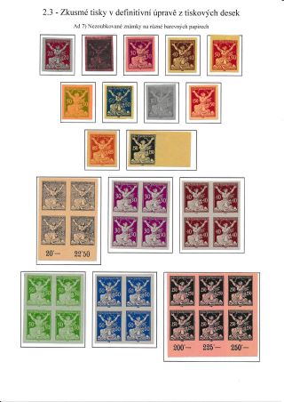 CZECHOSLOVAKIA - LIBERATED REPUBLIC – sheet 23