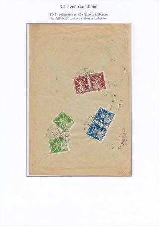 CZECHOSLOVAKIA - LIBERATED REPUBLIC – sheet 50