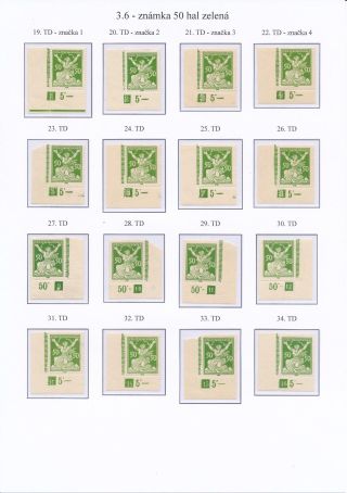CZECHOSLOVAKIA - LIBERATED REPUBLIC – sheet 69