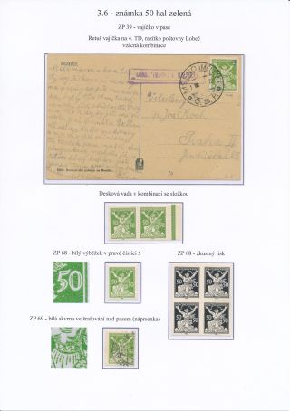 CZECHOSLOVAKIA - LIBERATED REPUBLIC – sheet 73