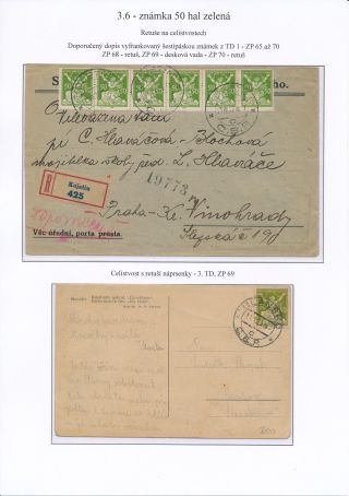 CZECHOSLOVAKIA - LIBERATED REPUBLIC – sheet 77