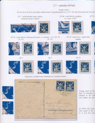 CZECHOSLOVAKIA - LIBERATED REPUBLIC – sheet 90