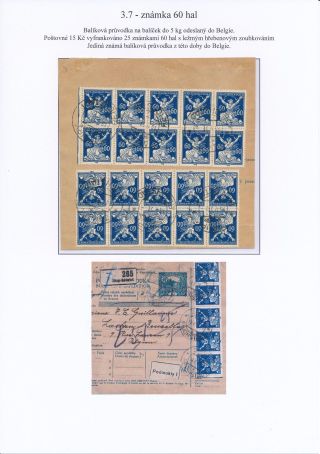 CZECHOSLOVAKIA - LIBERATED REPUBLIC – sheet 98