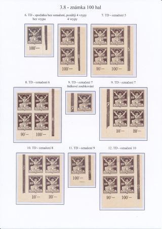 CZECHOSLOVAKIA - LIBERATED REPUBLIC – sheet 100