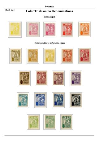 ROMANIA KING FERDINAND 1920-26 – sheet 5