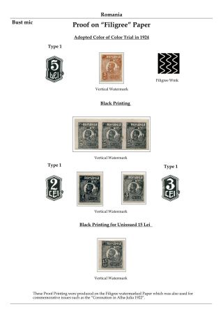 ROMANIA KING FERDINAND 1920-26 – sheet 7