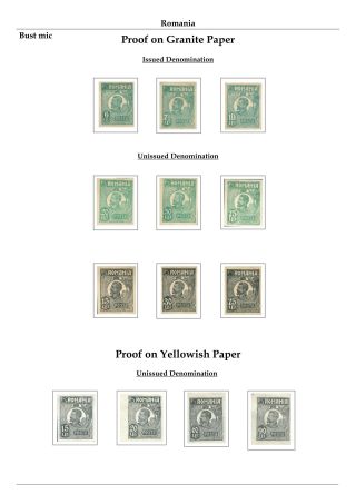 ROMANIA KING FERDINAND 1920-26 – sheet 8
