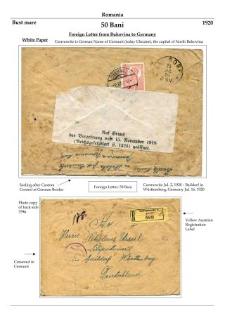 RUMÄNIEN: KÖNIG FERDINAND 1920-26 – Blatt 32