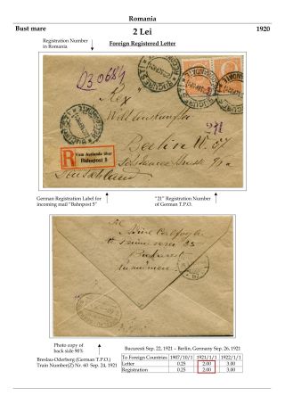 RUMÄNIEN: KÖNIG FERDINAND 1920-26 – Blatt 39