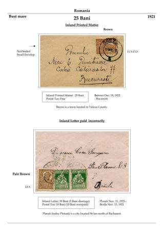 RUMÄNIEN: KÖNIG FERDINAND 1920-26 – Blatt 51