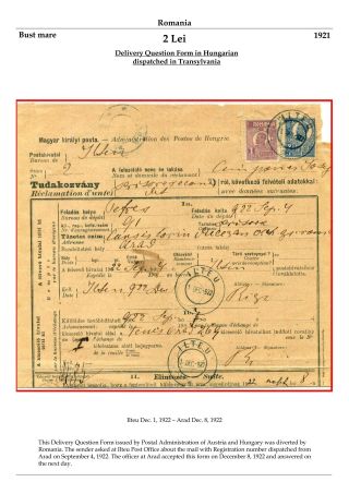 RUMÄNIEN: KÖNIG FERDINAND 1920-26 – Blatt 60