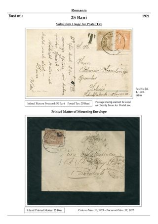 RUMÄNIEN: KÖNIG FERDINAND 1920-26 – Blatt 64