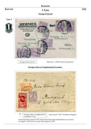 RUMÄNIEN: KÖNIG FERDINAND 1920-26 – Blatt 80